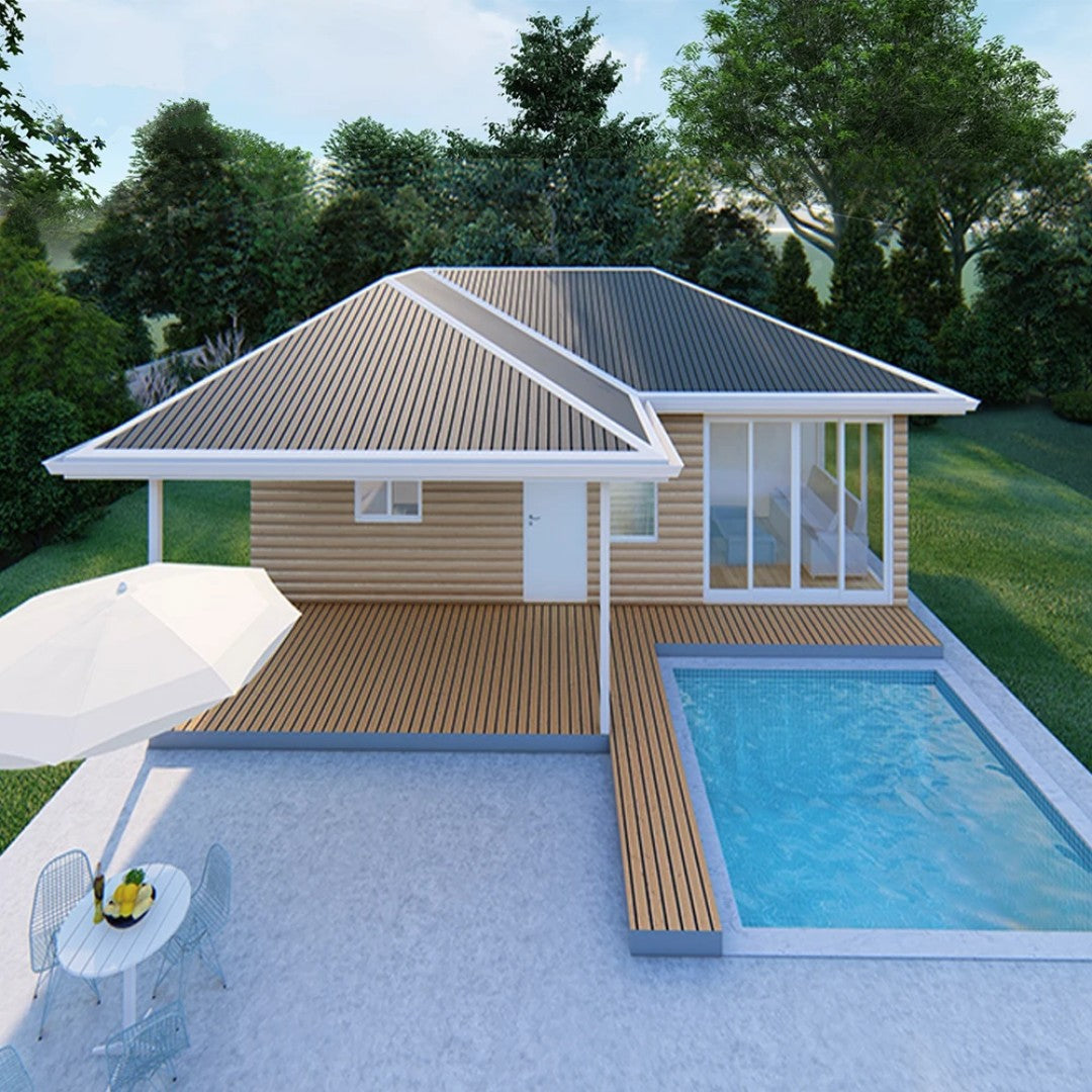 Elegant 20×30 Modern Prefab Home | Luxury-Style Porch & Customizable Design