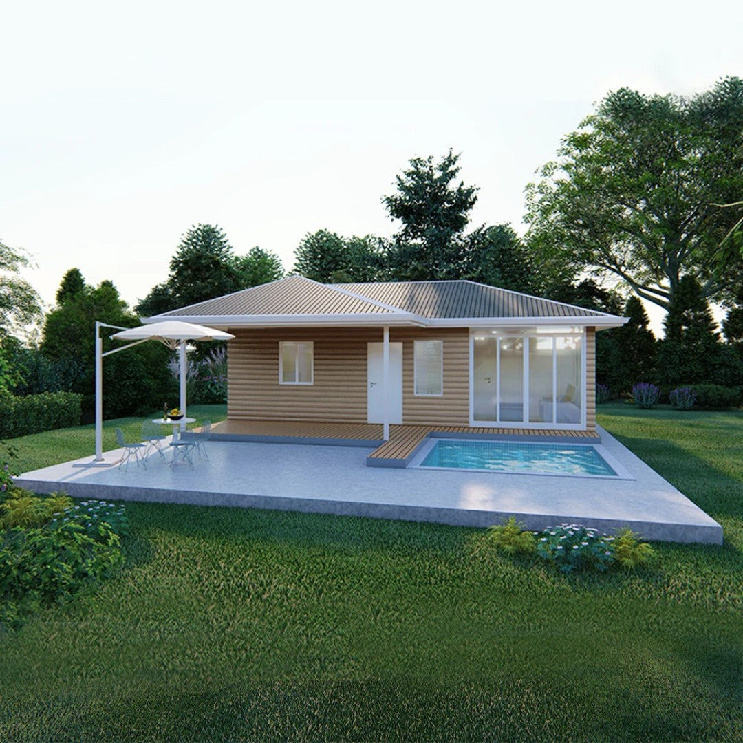 Elegant 20×30 Modern Prefab Home | Luxury-Style Porch & Customizable Design