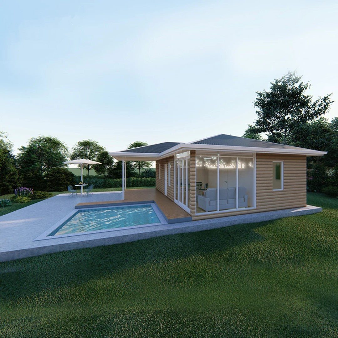 Elegant 20×30 Modern Prefab Home | Luxury-Style Porch & Customizable Design