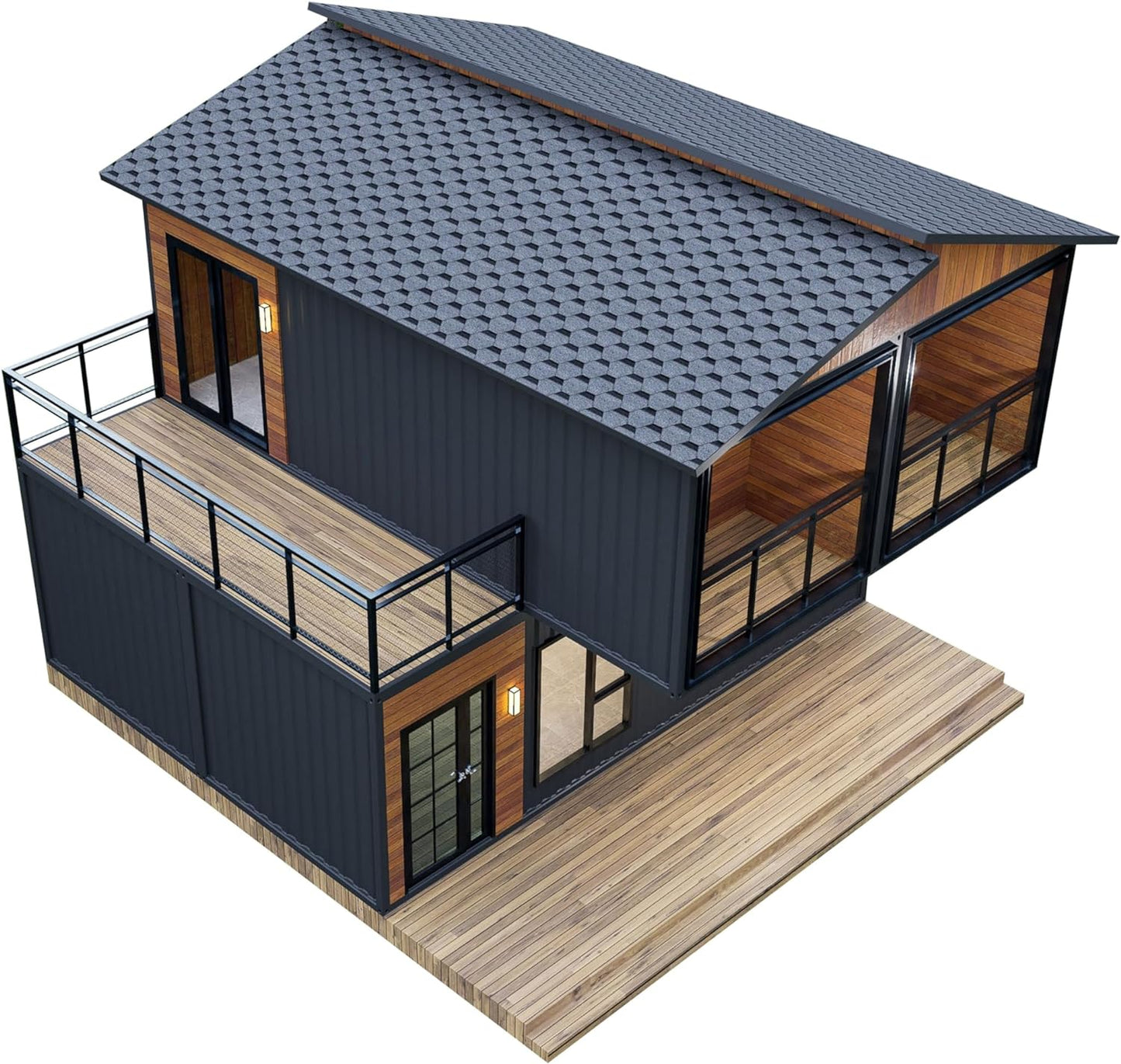 Double Story Flat Pack House with Bathroom and Kitchen