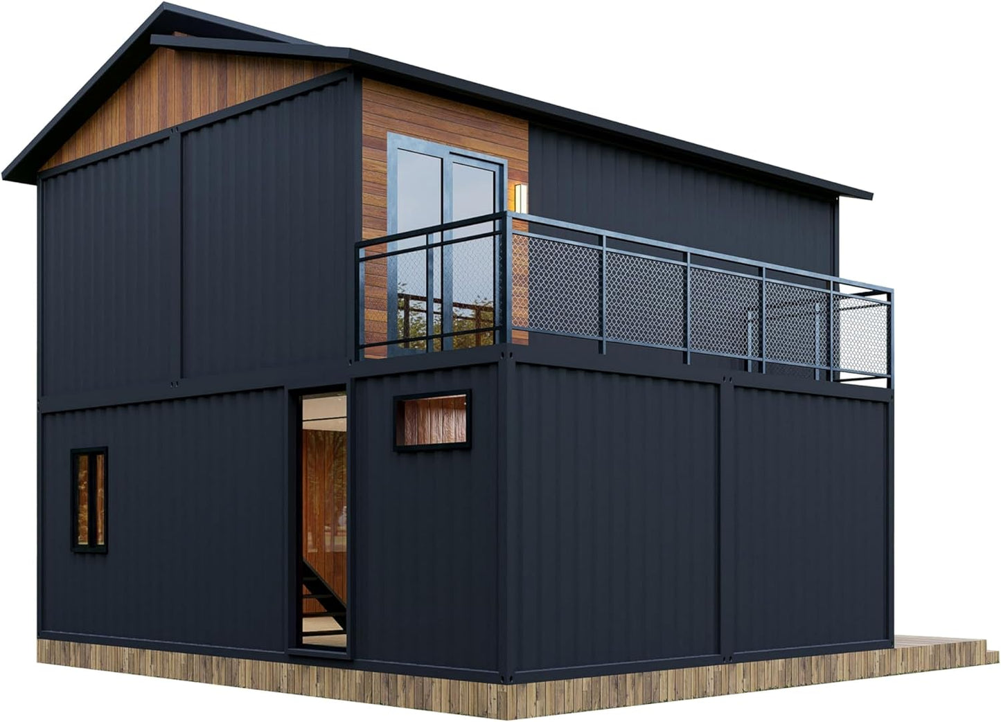 Double Story Flat Pack House with Bathroom and Kitchen