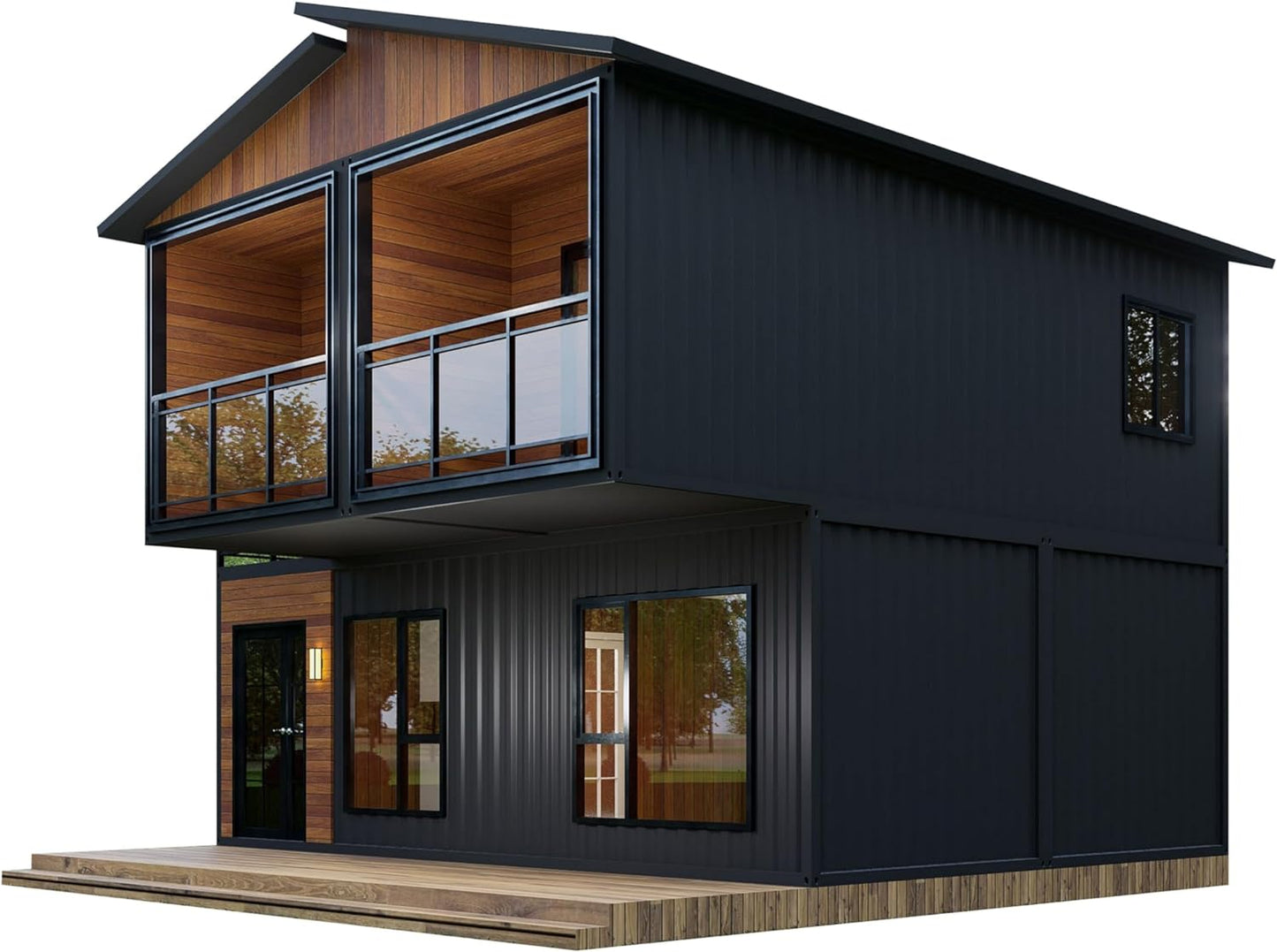 Double Story Flat Pack House with Bathroom and Kitchen