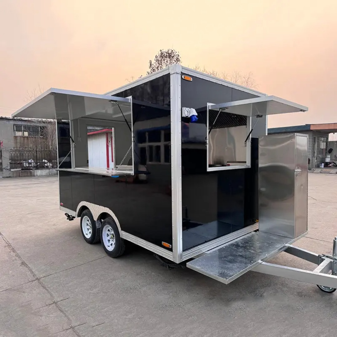 13FT Mobile Food Cart Trailer – DOT Certified, Fully Equipped