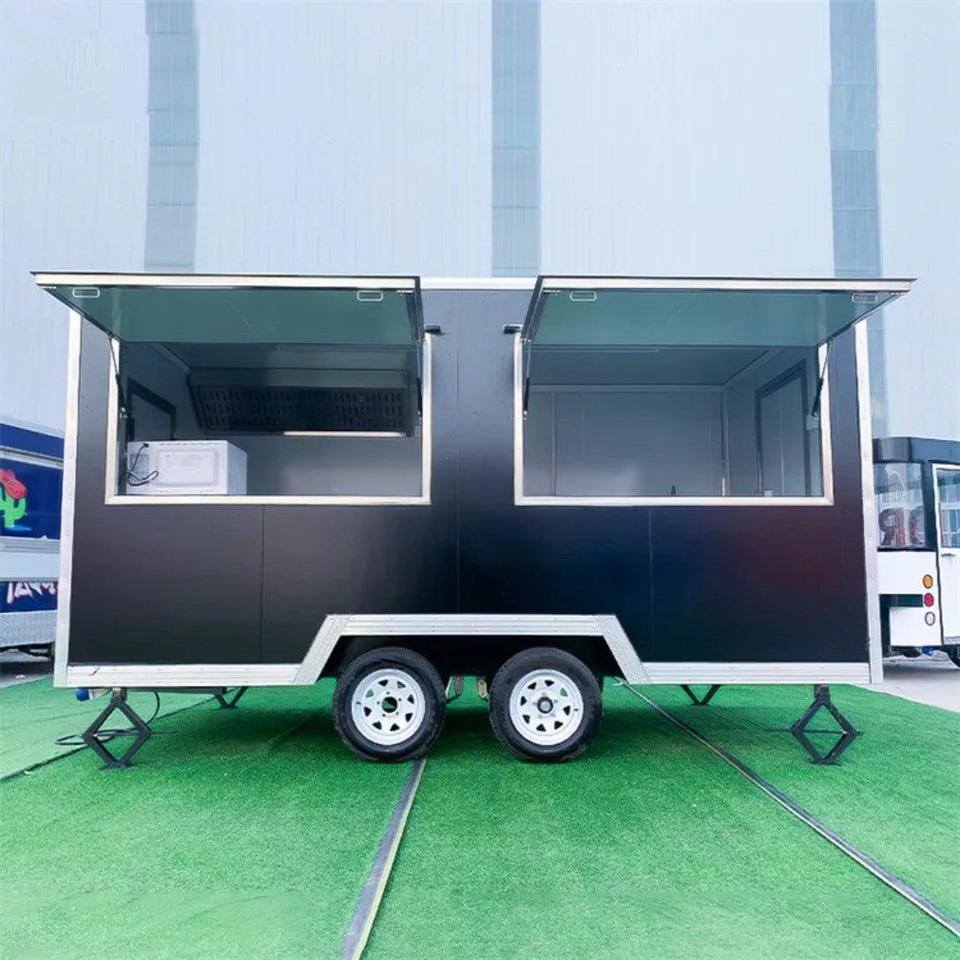 13FT Mobile Food Cart Trailer – DOT Certified, Fully Equipped