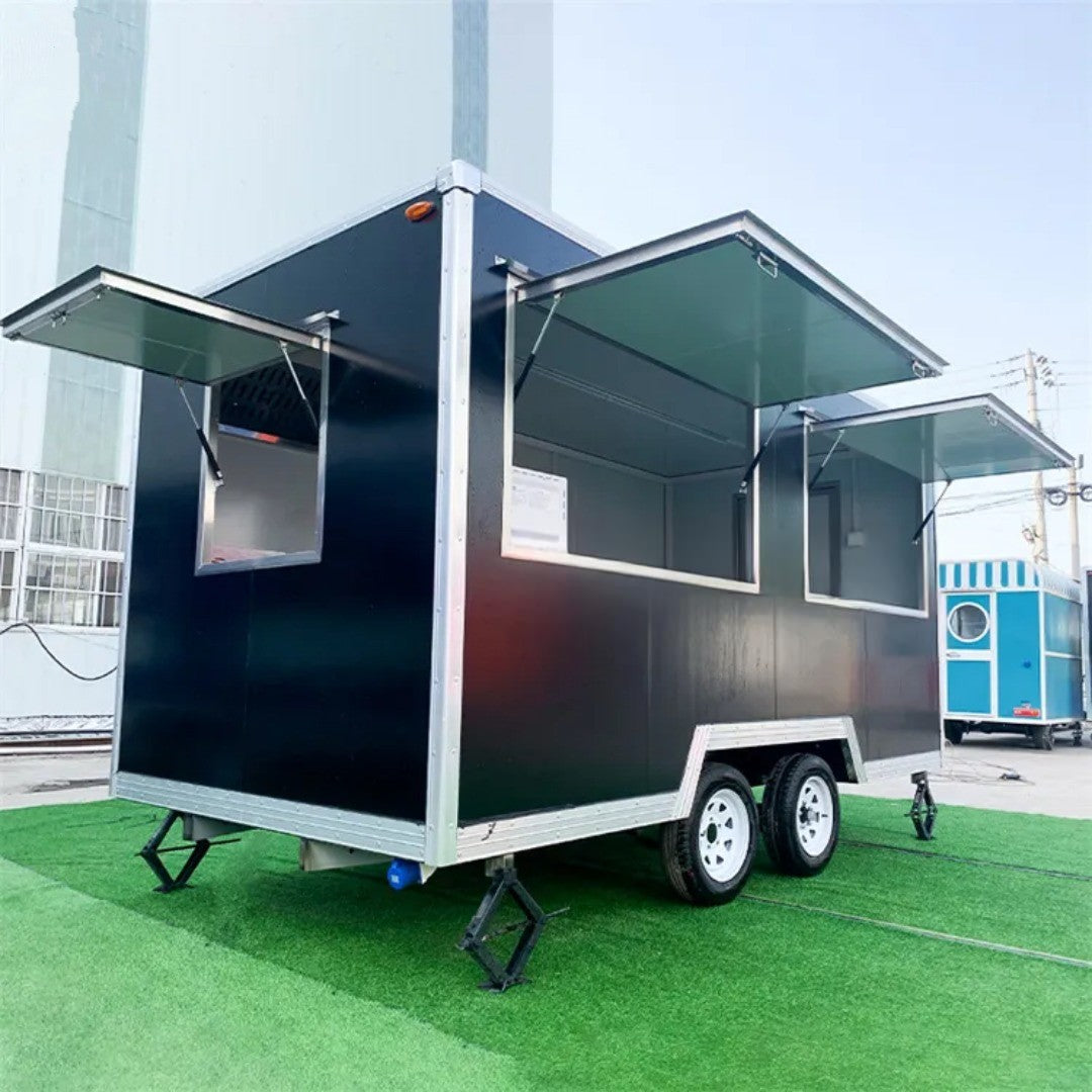 13FT Mobile Food Cart Trailer – DOT Certified, Fully Equipped
