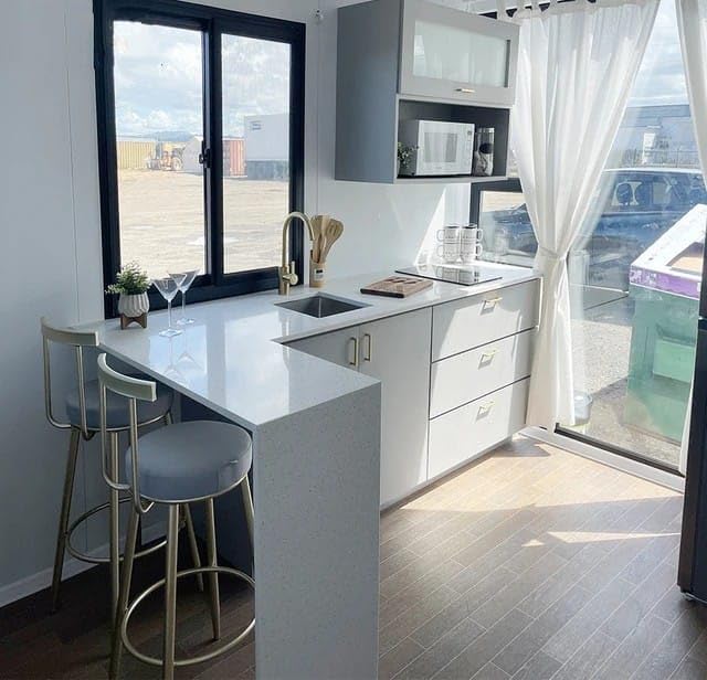 20FT Home with Steel Frame with Bedrooms, 1 Equipped Bathroom, and Kitchen