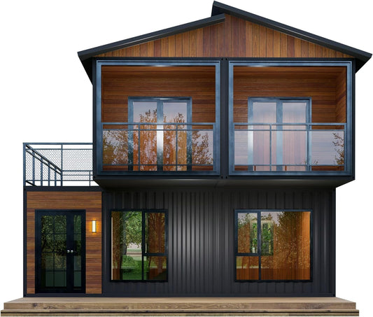 Double Story Flat Pack House with Bathroom and Kitchen
